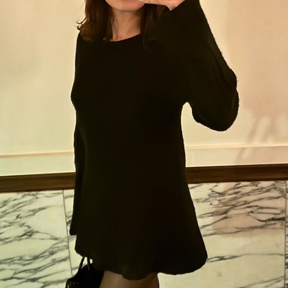 The Row Alpaca Wool Black Pull Over Small - Picture 2 of 4